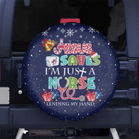Nurse Life Jesus Christmas Spare Tire Cover Xmas Holiday Patterns - Wonder Print Shop