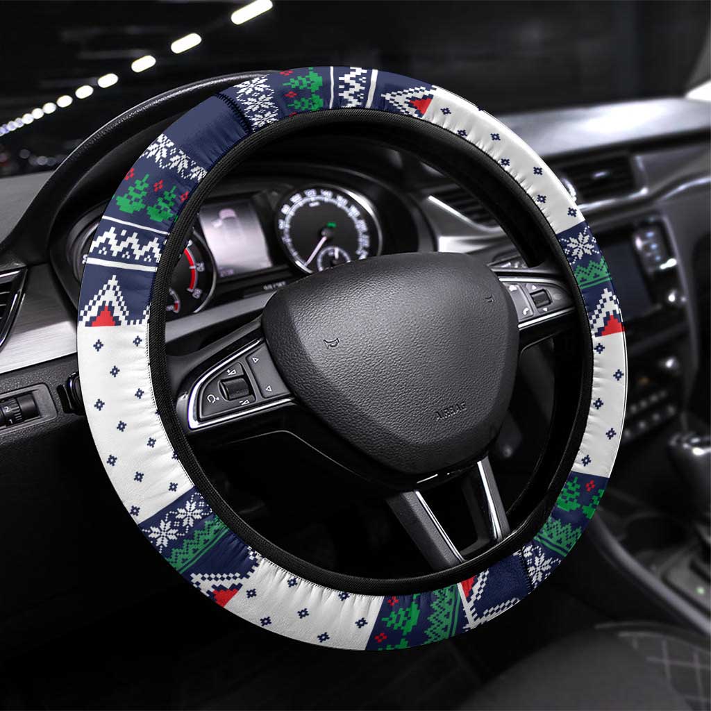 Nurse Life Jesus Christmas Steering Wheel Cover Xmas Holiday Patterns - Wonder Print Shop