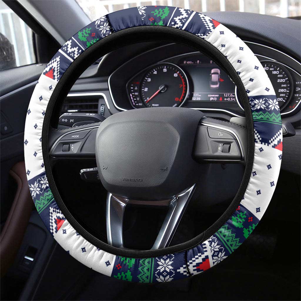 Nurse Life Jesus Christmas Steering Wheel Cover Xmas Holiday Patterns - Wonder Print Shop