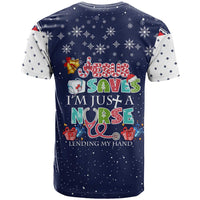 Nurse Life Jesus Christmas T Shirt Xmas Holiday Patterns - Wonder Print Shop