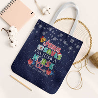Nurse Life Jesus Christmas Tote Bag Xmas Holiday Patterns - Wonder Print Shop
