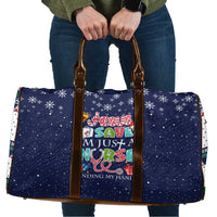 Nurse Life Jesus Christmas Travel Bag Xmas Holiday Patterns - Wonder Print Shop