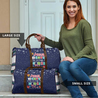 Nurse Life Jesus Christmas Travel Bag Xmas Holiday Patterns - Wonder Print Shop