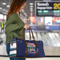 Nurse Life Jesus Christmas Travel Bag Xmas Holiday Patterns - Wonder Print Shop
