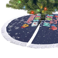 Nurse Life Jesus Christmas Tree Skirt Xmas Holiday Patterns - Wonder Print Shop