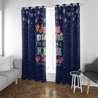Nurse Life Jesus Christmas Window Curtain Xmas Holiday Patterns - Wonder Print Shop