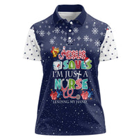 Nurse Life Jesus Christmas Women Polo Shirt Xmas Holiday Patterns - Wonder Print Shop