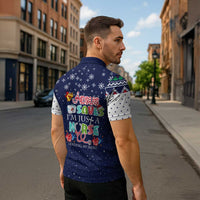 Nurse Life Jesus Christmas Zipper Polo Shirt Xmas Holiday Patterns - Wonder Print Shop