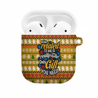 The Only Gift You Need Christmas AirPods Case Xmas Holiday Patterns - Wonder Print Shop