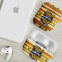 The Only Gift You Need Christmas AirPods Case Xmas Holiday Patterns - Wonder Print Shop