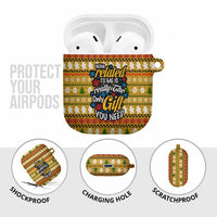 The Only Gift You Need Christmas AirPods Case Xmas Holiday Patterns - Wonder Print Shop