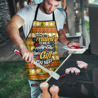 The Only Gift You Need Christmas Apron Xmas Holiday Patterns - Wonder Print Shop