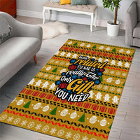 The Only Gift You Need Christmas Area Rug Xmas Holiday Patterns - Wonder Print Shop