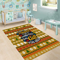 The Only Gift You Need Christmas Area Rug Xmas Holiday Patterns - Wonder Print Shop