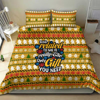 The Only Gift You Need Christmas Bedding Set Xmas Holiday Patterns - Wonder Print Shop