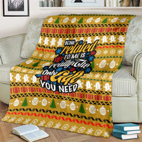 The Only Gift You Need Christmas Blanket Xmas Holiday Patterns - Wonder Print Shop