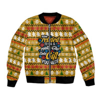 The Only Gift You Need Christmas Bomber Jacket Xmas Holiday Patterns - Wonder Print Shop