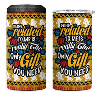 The Only Gift You Need Christmas 4 in 1 Can Cooler Tumbler Xmas Holiday Patterns - Wonder Print Shop