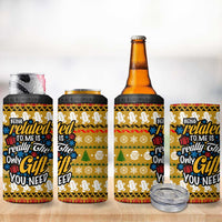 The Only Gift You Need Christmas 4 in 1 Can Cooler Tumbler Xmas Holiday Patterns - Wonder Print Shop