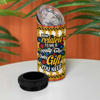 The Only Gift You Need Christmas 4 in 1 Can Cooler Tumbler Xmas Holiday Patterns - Wonder Print Shop