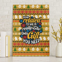 The Only Gift You Need Christmas Canvas Wall Art Xmas Holiday Patterns - Wonder Print Shop