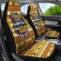 The Only Gift You Need Christmas Car Seat Cover Xmas Holiday Patterns - Wonder Print Shop