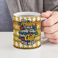 The Only Gift You Need Christmas Ceramic Mug Xmas Holiday Patterns - Wonder Print Shop
