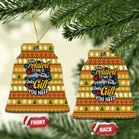 The Only Gift You Need Christmas Ceramic Ornament Xmas Holiday Patterns - Wonder Print Shop