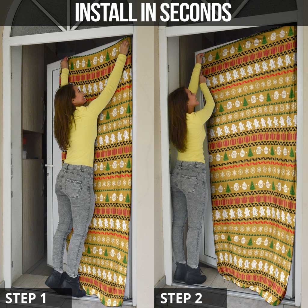 The Only Gift You Need Christmas Door Cover Xmas Holiday Patterns - Wonder Print Shop