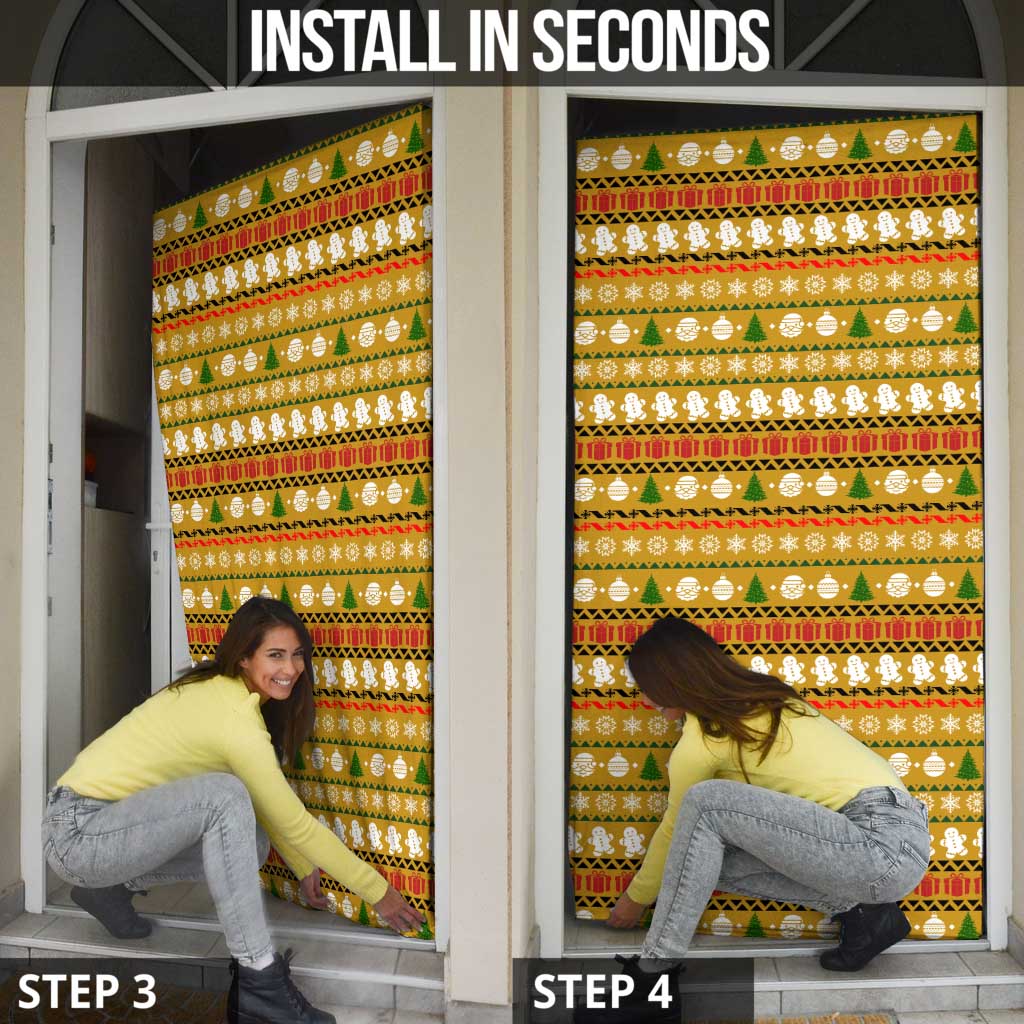 The Only Gift You Need Christmas Door Cover Xmas Holiday Patterns - Wonder Print Shop