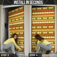 The Only Gift You Need Christmas Door Cover Xmas Holiday Patterns - Wonder Print Shop