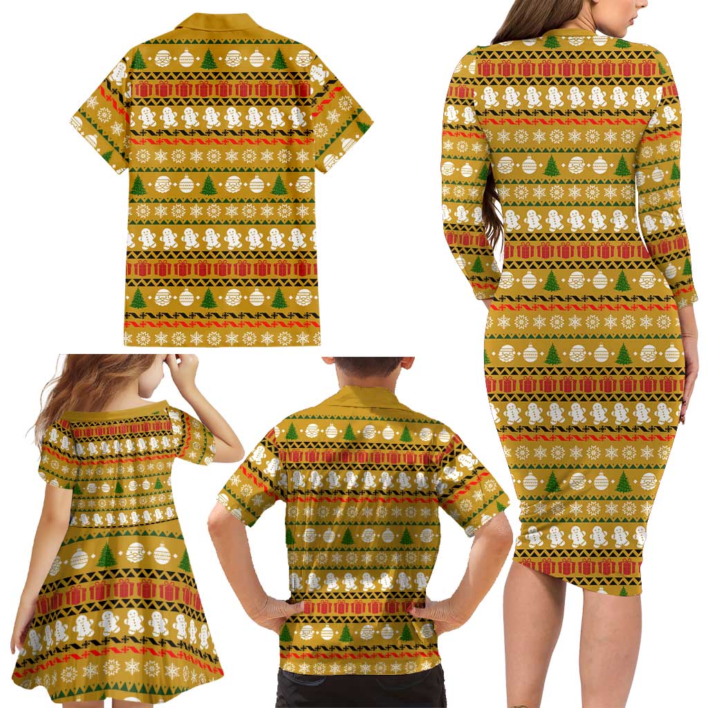 The Only Gift You Need Christmas Family Matching Long Sleeve Bodycon Dress and Hawaiian Shirt Xmas Holiday Patterns - Wonder Print Shop
