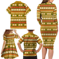 The Only Gift You Need Christmas Family Matching Long Sleeve Bodycon Dress and Hawaiian Shirt Xmas Holiday Patterns - Wonder Print Shop