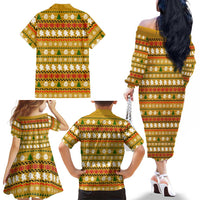 The Only Gift You Need Christmas Family Matching Off The Shoulder Long Sleeve Dress and Hawaiian Shirt Xmas Holiday Patterns - Wonder Print Shop