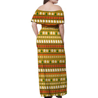 The Only Gift You Need Christmas Family Matching Off Shoulder Maxi Dress and Hawaiian Shirt Xmas Holiday Patterns - Wonder Print Shop