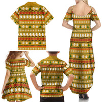 The Only Gift You Need Christmas Family Matching Summer Maxi Dress and Hawaiian Shirt Xmas Holiday Patterns - Wonder Print Shop