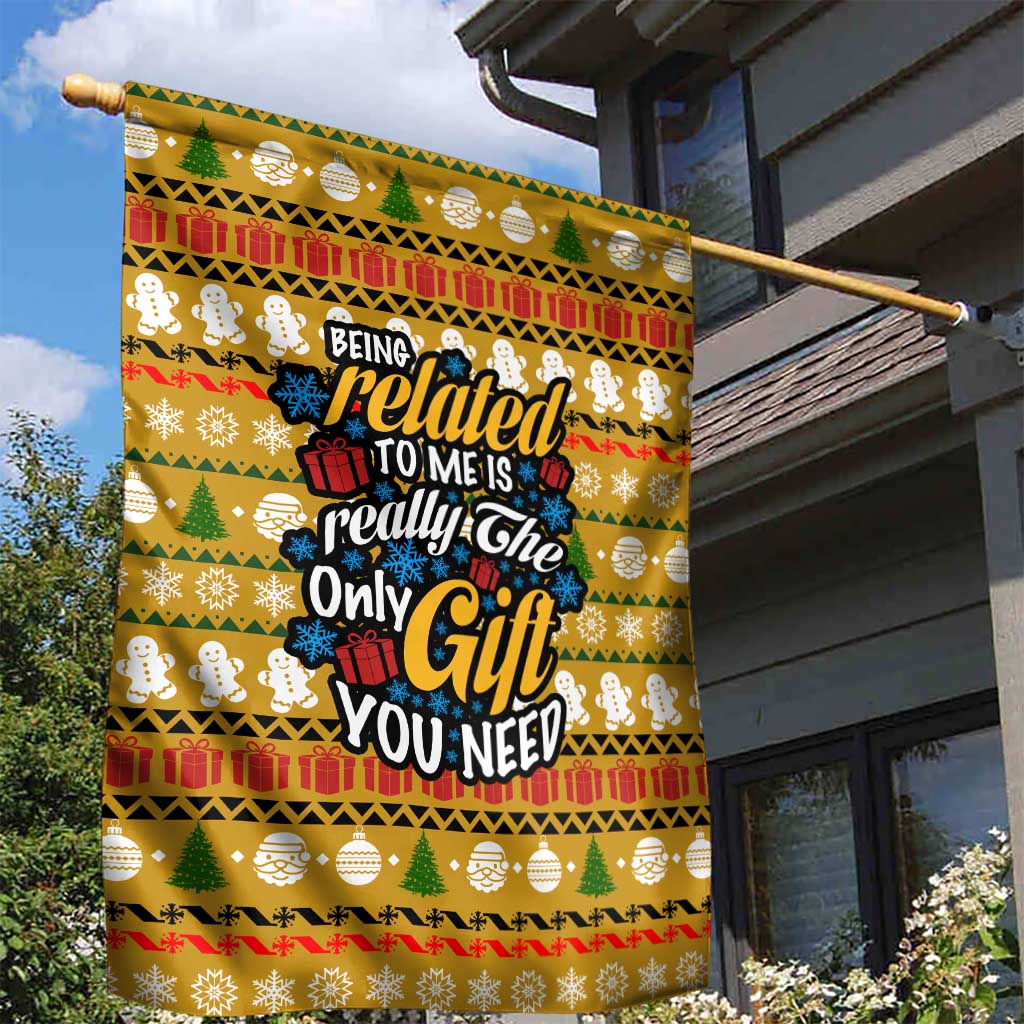 The Only Gift You Need Christmas Garden Flag Xmas Holiday Patterns - Wonder Print Shop