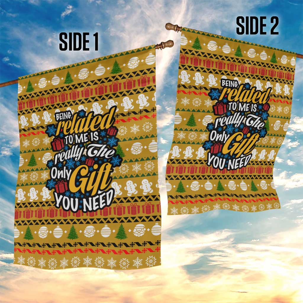 The Only Gift You Need Christmas Garden Flag Xmas Holiday Patterns - Wonder Print Shop