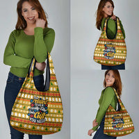 The Only Gift You Need Christmas Grocery Bag Xmas Holiday Patterns - Wonder Print Shop