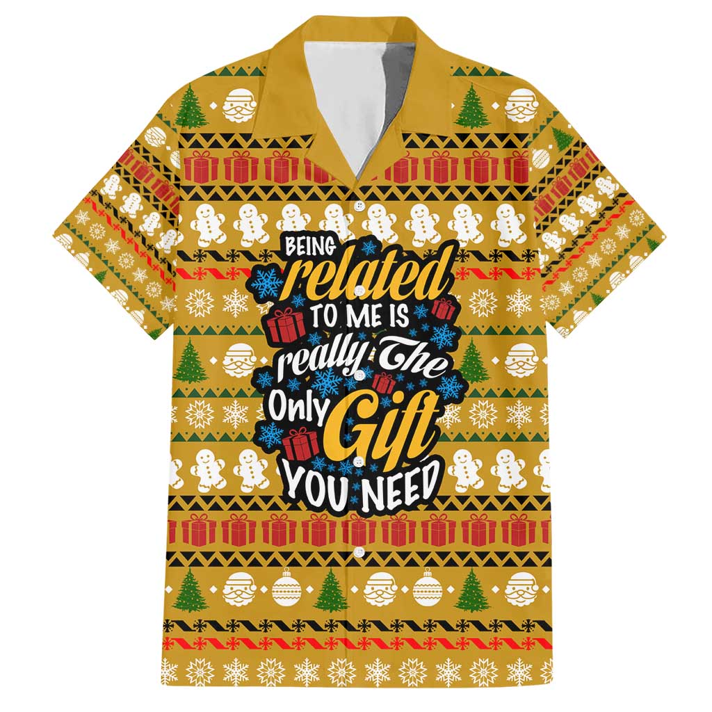 The Only Gift You Need Christmas Hawaiian Shirt Xmas Holiday Patterns - Wonder Print Shop