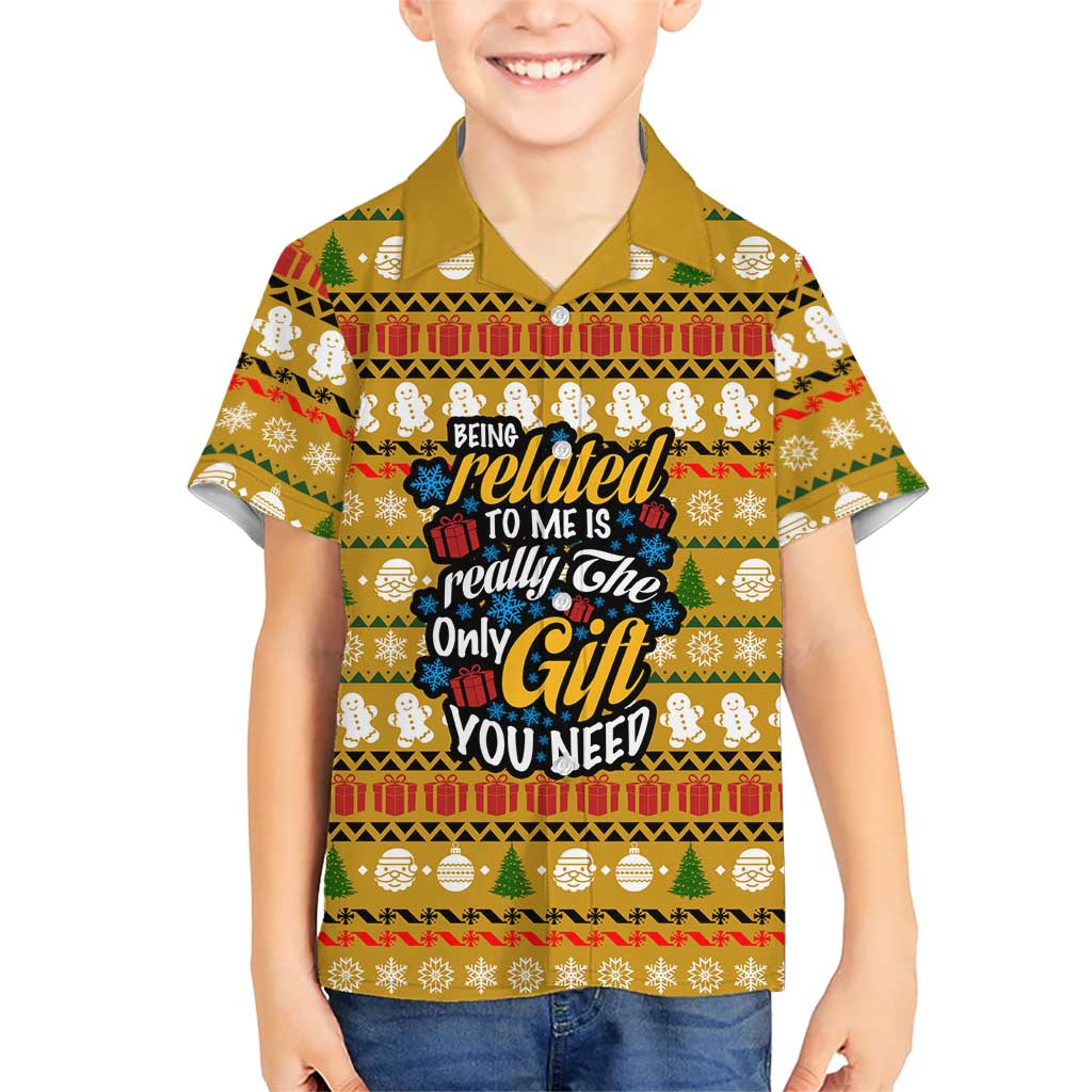 The Only Gift You Need Christmas Hawaiian Shirt Xmas Holiday Patterns - Wonder Print Shop
