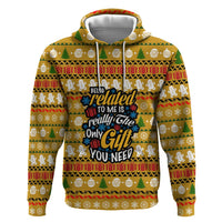 The Only Gift You Need Christmas Hoodie Xmas Holiday Patterns - Wonder Print Shop