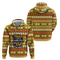 The Only Gift You Need Christmas Hoodie Xmas Holiday Patterns - Wonder Print Shop
