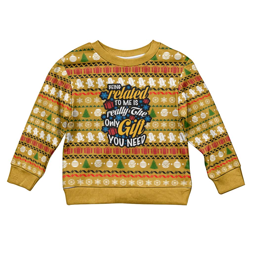 The Only Gift You Need Christmas Kid Ugly Christmas Sweater Xmas Holiday Patterns - Wonder Print Shop
