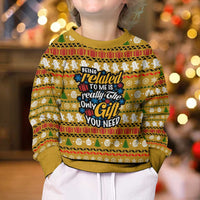 The Only Gift You Need Christmas Kid Ugly Christmas Sweater Xmas Holiday Patterns - Wonder Print Shop