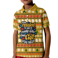 The Only Gift You Need Christmas Kid Polo Shirt Xmas Holiday Patterns - Wonder Print Shop
