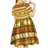 The Only Gift You Need Christmas Kid Short Sleeve Dress Xmas Holiday Patterns - Wonder Print Shop
