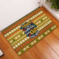 The Only Gift You Need Christmas Rubber Doormat Xmas Holiday Patterns - Wonder Print Shop