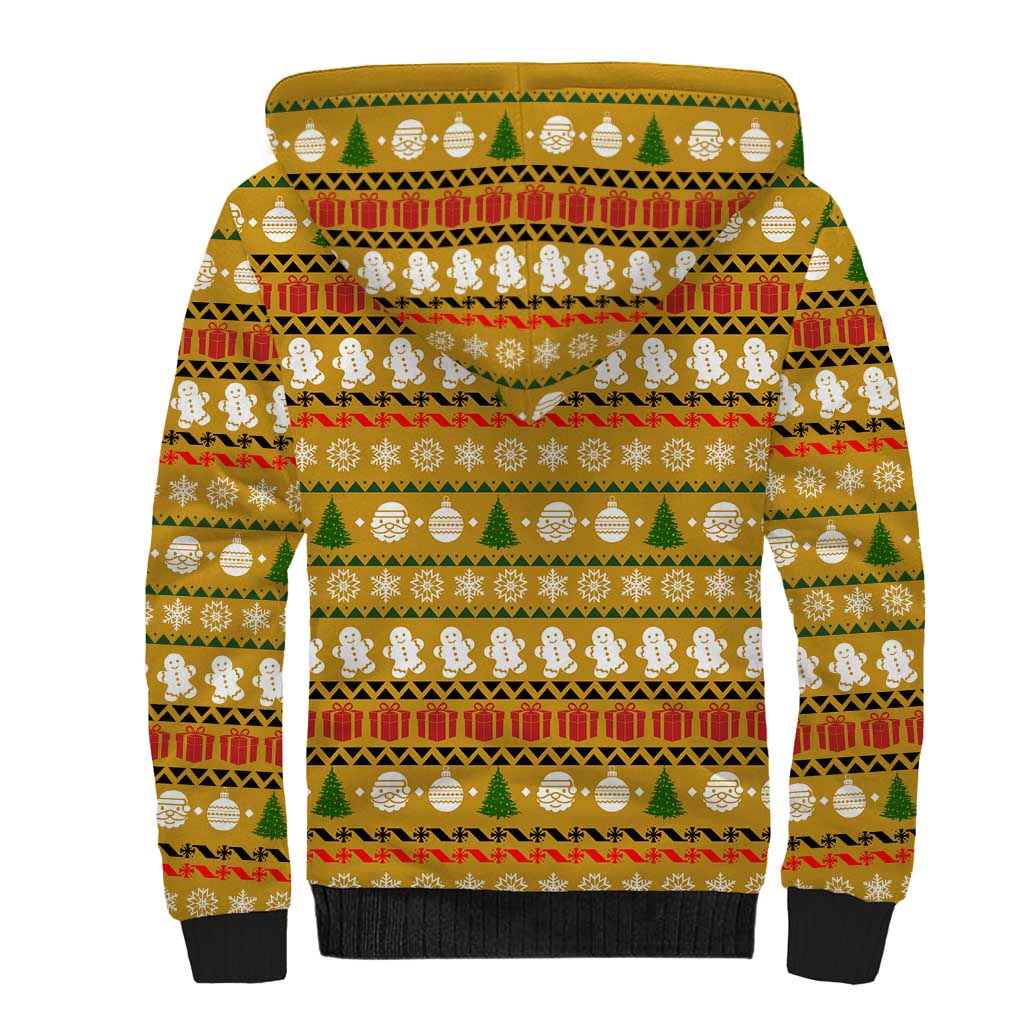 The Only Gift You Need Christmas Sherpa Hoodie Xmas Holiday Patterns - Wonder Print Shop