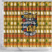 The Only Gift You Need Christmas Shower Curtain Xmas Holiday Patterns - Wonder Print Shop